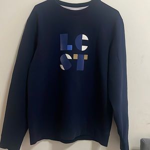Dark blue Lacoste sweater L